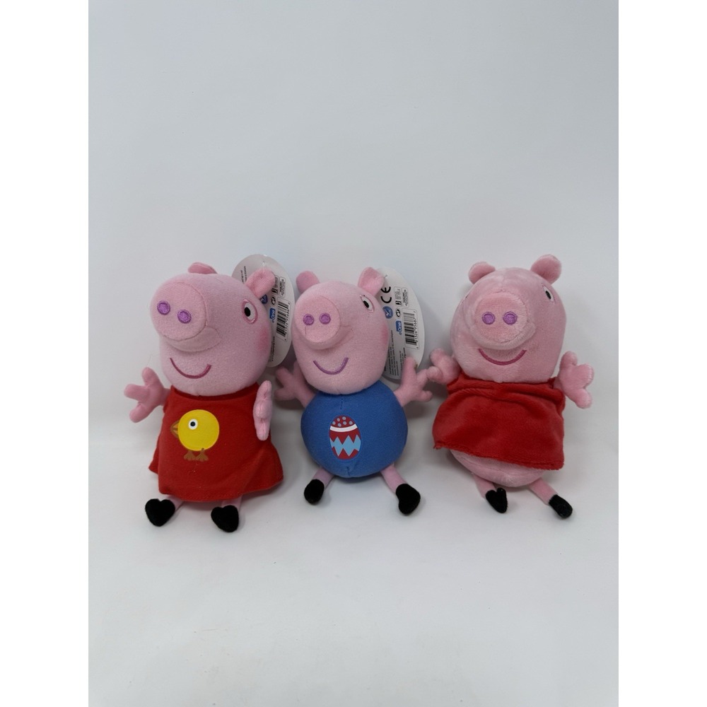 Peppa Pig Lot Of 3 Stuffies